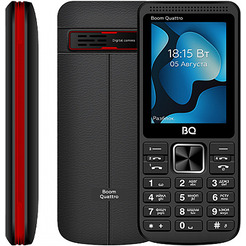 Кнопочный телефон BQ BQ-2455 Boom Quattro (черный)