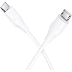 Зарядный кабель Hoco X124 Bien 60W USB-C to USB-C (белый)