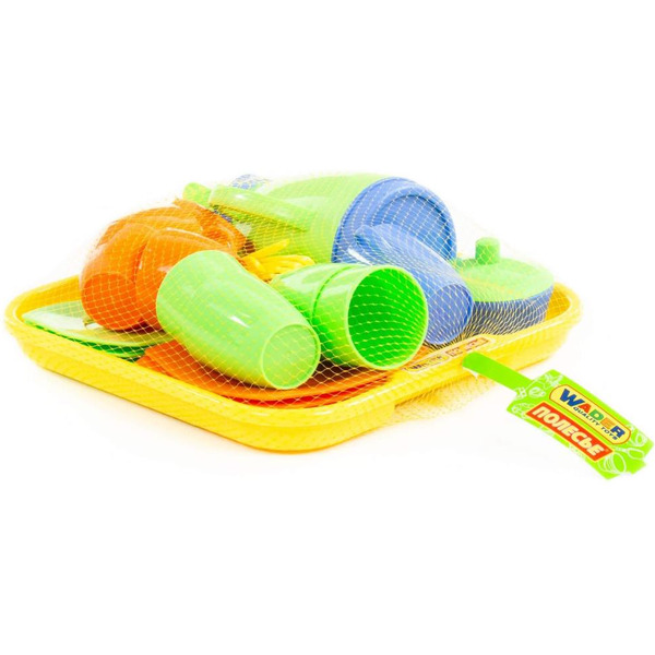 Набор детской посуды Полесье "Алиса" с подносом на 4 персоны