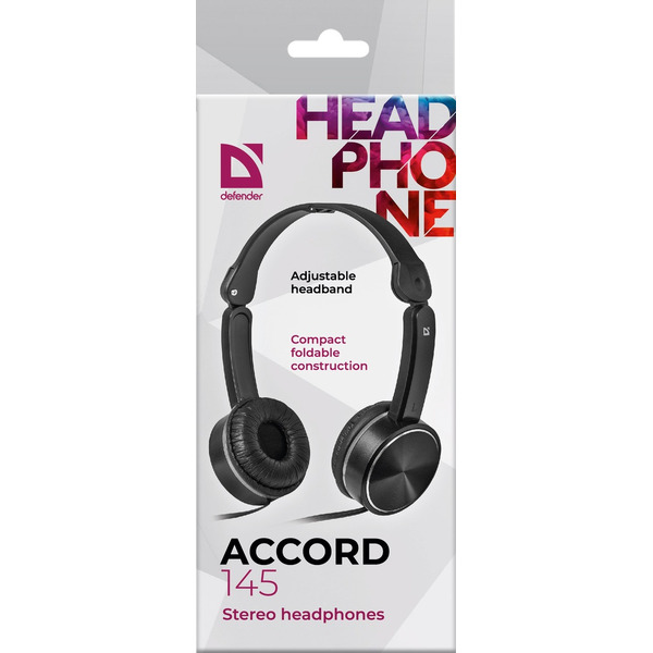 Гарнитура для смартфонов Defender Accord 145 (черная)