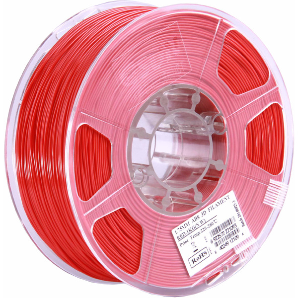 Пластиковая нить ESUN ABS 1.75 мм red