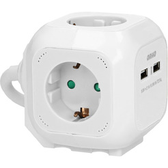 Удлинитель куб ORNO OR-AE-13144-W (белый) 1,4 м