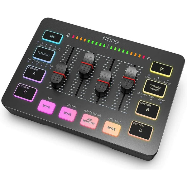 Микшерный пульт FIFINE SC3 (черный)