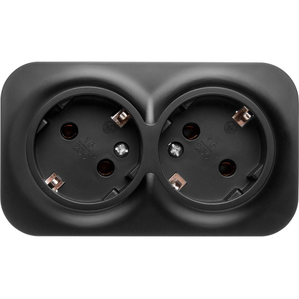 Розетка Leiden Electric Bailly 806015 (черный)