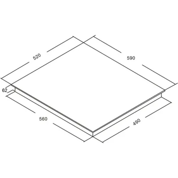Варочная панель Akpo PIA 60 940 12CC BL