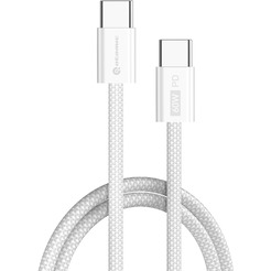 Кабель Atomic Real USB-C-USB-C PD 60W 30.406 (1.5м, белый)