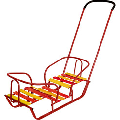 Санки детские Ника Двойняшки (красный)