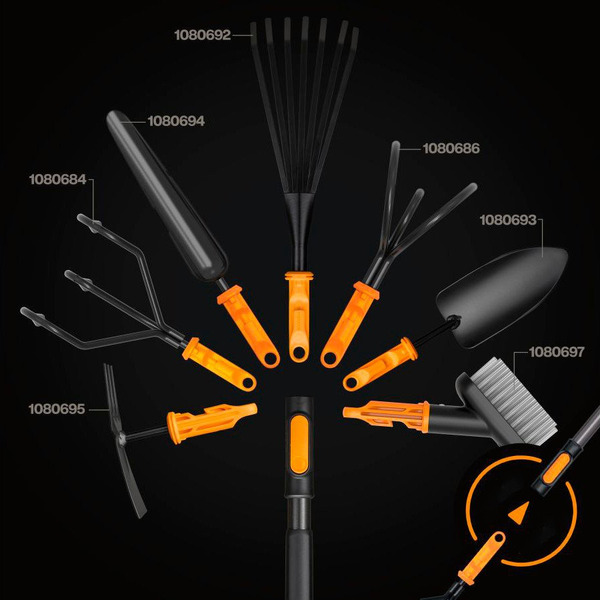 Ручка для черенка Fiskars S 1080548 (29см, алюминий)