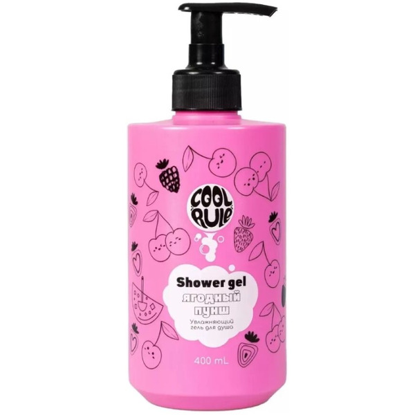 Гель для душа увлажняющий COOL RULE Ягодный пунш, 400 мл