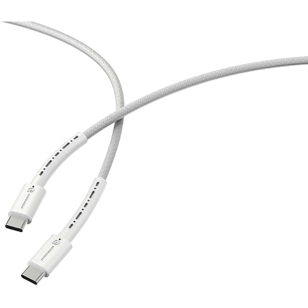 Кабель ATOMIC WILDCORE USB-C - USB-C PD 60W 30.366 (белый)