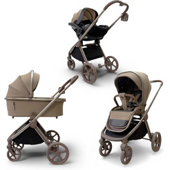 Детская универсальная коляска Bubago Gaudi 3 в 1 BG 195-1 (тоффи)