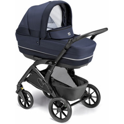 Универсальная коляска CAM Trio Dinamico Rover (3 в 1, синий/черная рама)