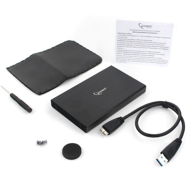 Внешний корпус 2.5" Gembird EE2-U3S-55 (черный)