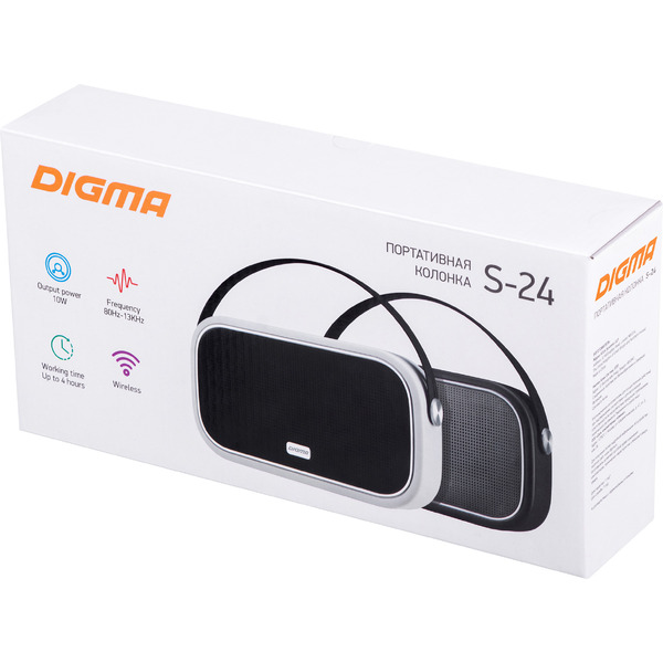 Колонка портативная Digma S-24 (SP2410GR) зеленый