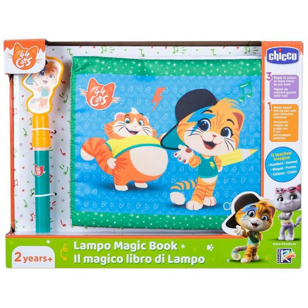Развивающая игрушка CHICCO Toys Книжка мягкая Lampo (Лампо), 2 года+, 340728477