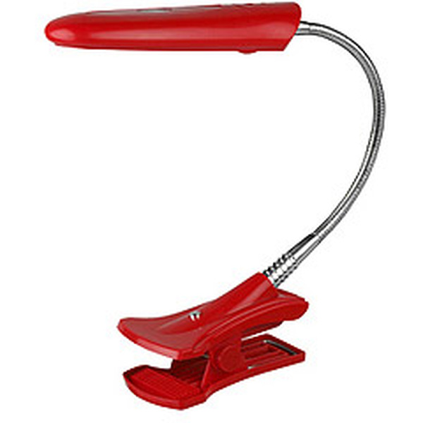 Настольная лампа ЭРА NL-207-2G7-9W-R красный