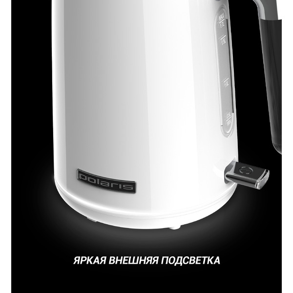 Электрочайник Polaris PWK 1746CA Water Way Pro (белый)