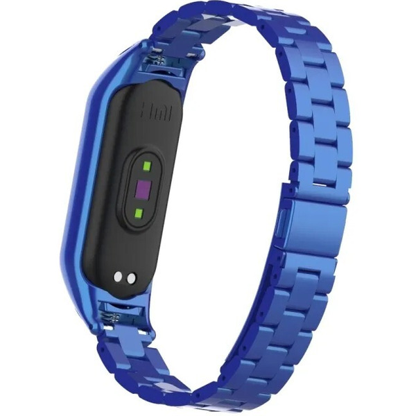 Ремешок Bingo Stainless для Xiaomi Mi Band 3/4 Синий