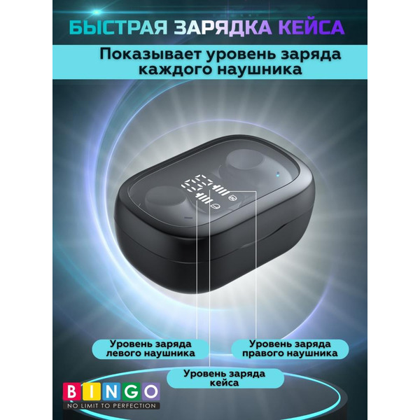 Наушники Bingo SM01 (черный)