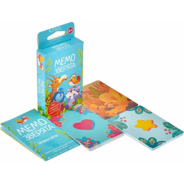 Настольная игра Мир Хобби Мемо Зверята 915863