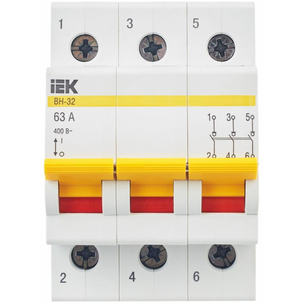 Выключатель нагрузки IEK ВН-32 3Р 63А MNV10-3-063