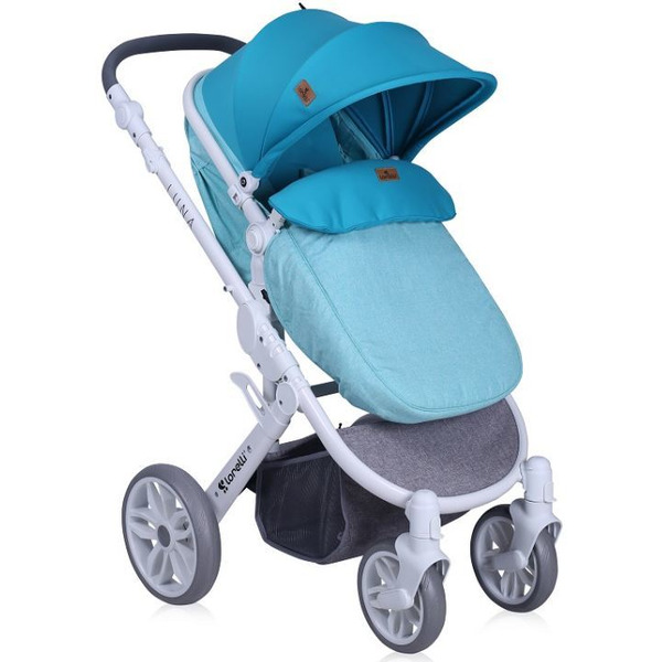 Детская коляска Lorelli Luna 2 в 1 (голубой)