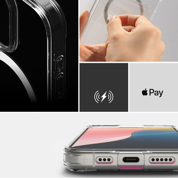 Чехол RINGKE FUSION MAGNETIC MAGSAFE для IPHONE 16 PRO CLEAR