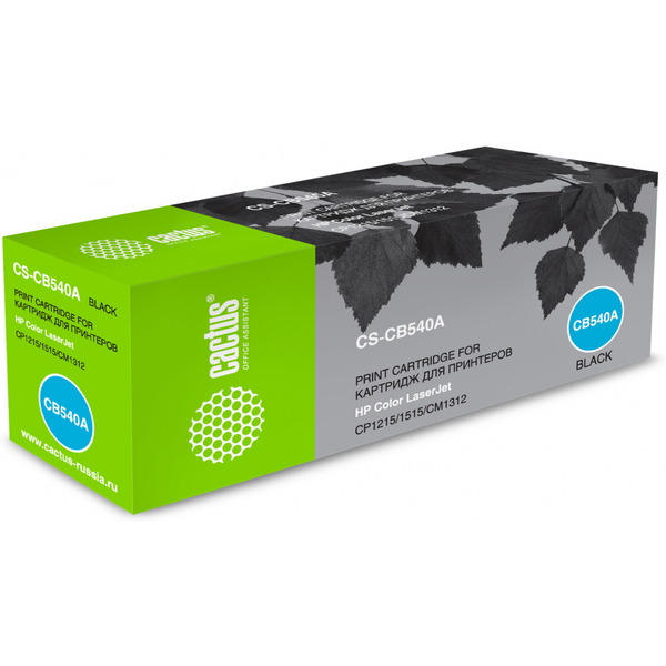 Картридж лазерный Cactus CS-CB540A CB540A (черный)