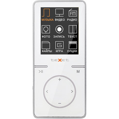 Mp3-плеер TEXET T-47 8 ГБ белый