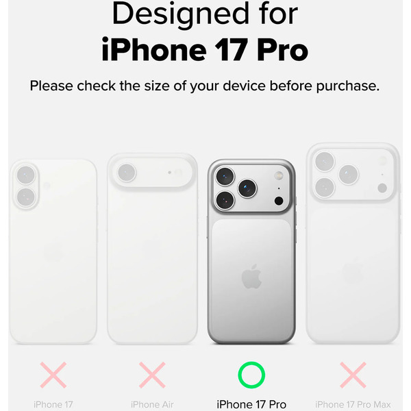 Чехол Ringke FUSION X MAGNETIC для iPhone 17 Pro BLACK