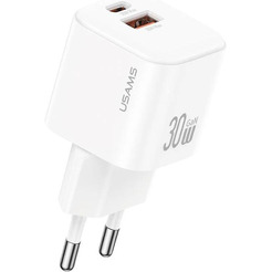 Сетевое зарядное Usams CC263 30W GaN (белый)