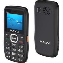 Мобильный телефон Maxvi B115 (черный)