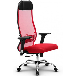 Кресло офисное МЕТТА B 1b 11/2D (18/2D CH) красный