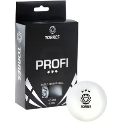 Мяч для настольного тенниса Torres Profi 3 TT0012 (6 шт)