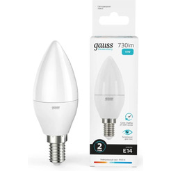 Светодиодная лампочка Gauss LED Elementary Candle 10W E14 4100K 33120