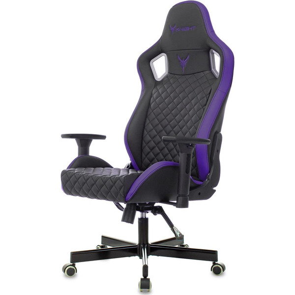 Кресло игровое Knight Outrider (1685571) черный/фиолетовый