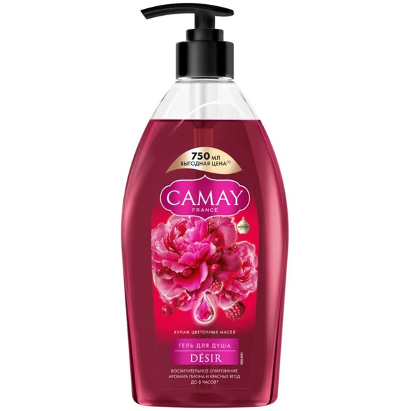 Гель для душа Camay Desir Восхитительное очарование 750мл