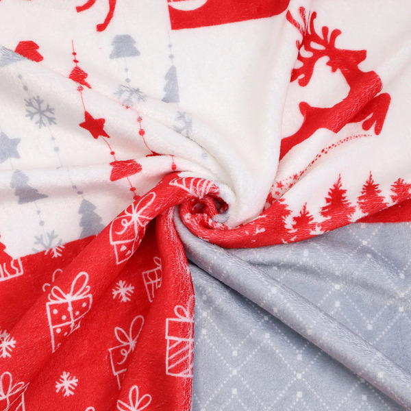 Плед новогодний ЗОЛОТАЯ СКАЗКА Лоскутки 592531 (150х200см)