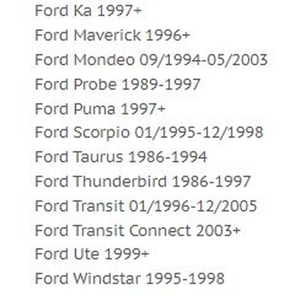 ISO-переходник Incar FO-D05 (Ford, Jaguar, Lincoln, Mercury)