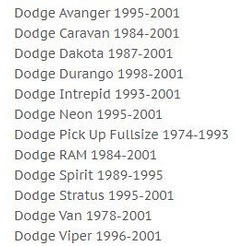 ISO-переходник Incar CH-D01 (Chrysler, Dodge, Jeep)