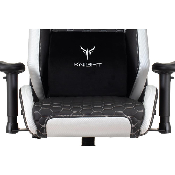 Кресло игровое Knight Neon (1717269) черный/серебряный