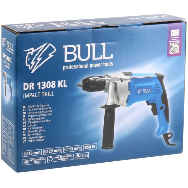 Ударная дрель Bull DR 1308 KL (1327422)