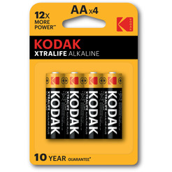 Батарейка щелочная Kodak LR6-4BL XTRALIFE [KAA-4]