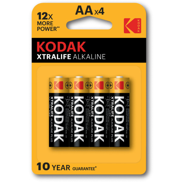 Батарейка щелочная Kodak LR6-4BL XTRALIFE [KAA-4]