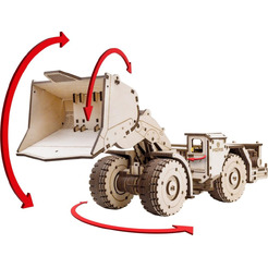 Механическая сборная модель EWA Погрузочная машина МоАЗ 4075