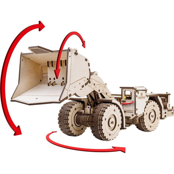 Механическая сборная модель EWA Погрузочная машина МоАЗ 4075