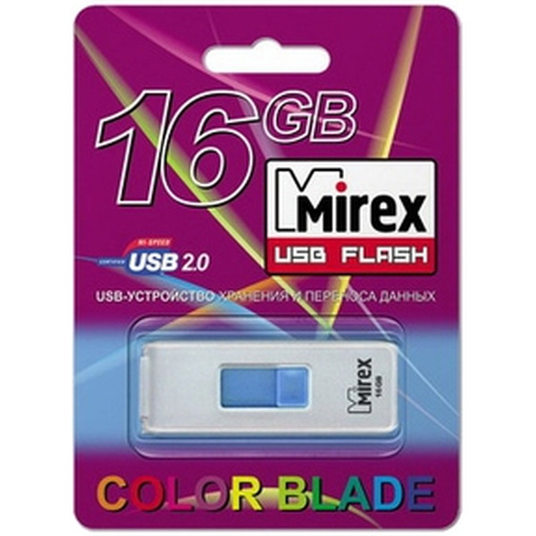 USB флэш-накопитель MIREX SHOT WHITE 16GB 13600-FMUWST16