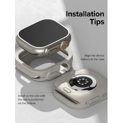 Чехол Ringke Air Sports для Apple Watch Ultra 3 / 2 / 1 WARM GRAY