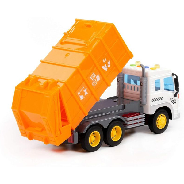 Автомобиль коммунальный инерционный Полесье Сити 86426 (оранжевый)