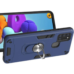 Бампер Bingo Warrior для Samsung Galaxy A21s (синий)